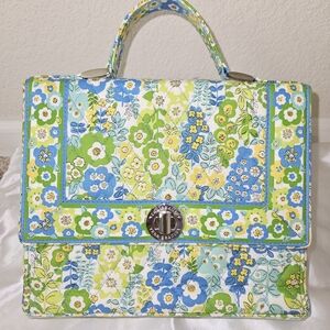 Vera Bradley English Meadow Womens Crossbody Multicolor Bag Floral Spring